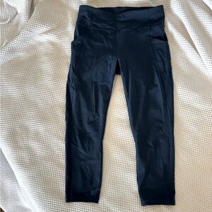 Time to sweat crop 23” - size 10 - night diver
